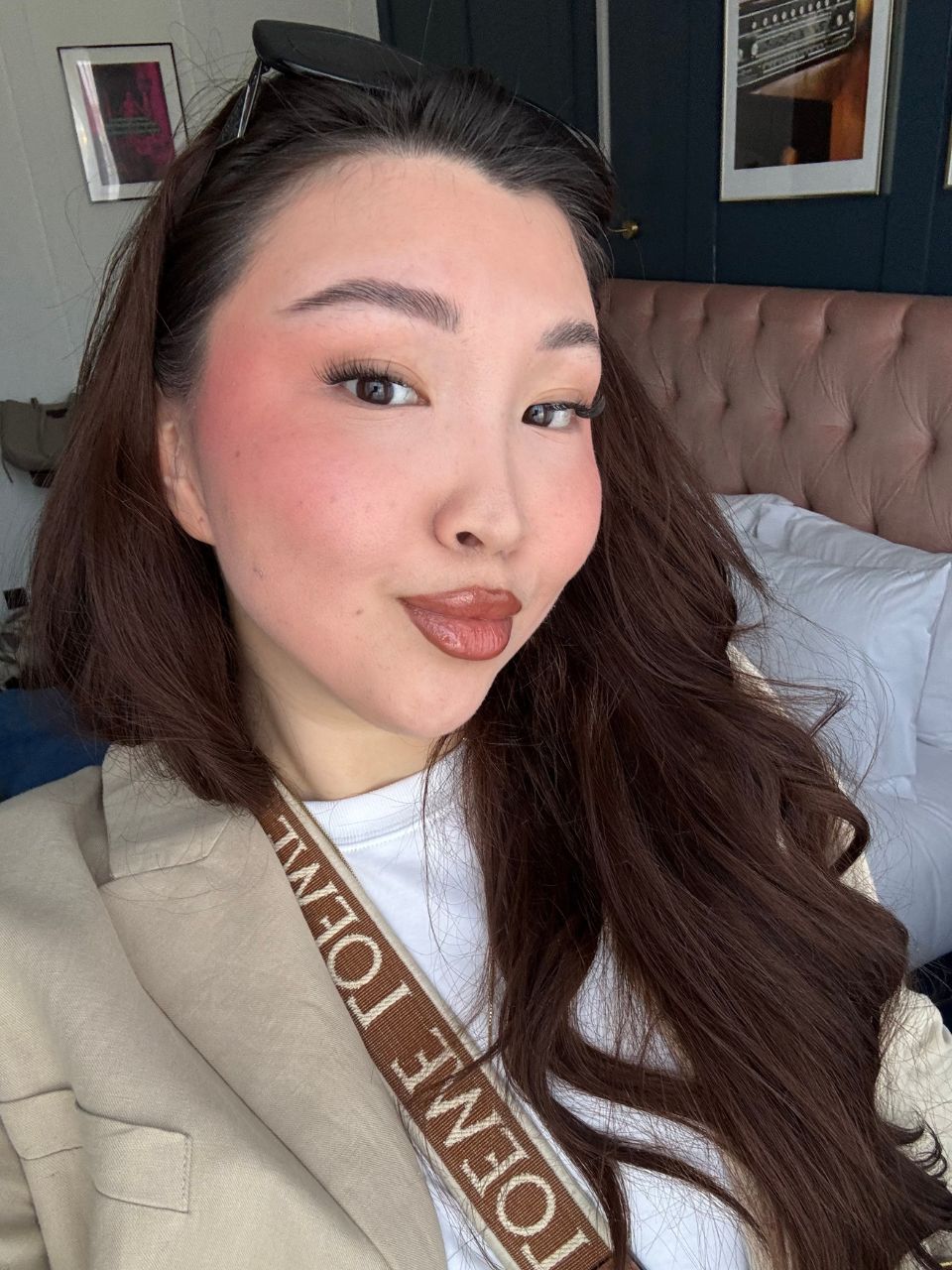 Denise Primbet testing the best makeup brands