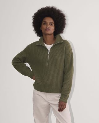 The Half-Zip Sweater in Luxe Merino