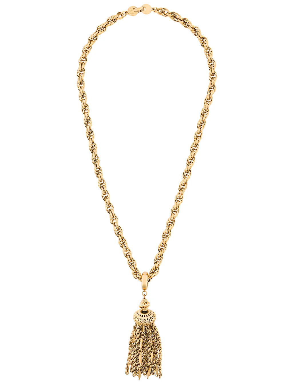 Monet Pre-Owned 1970s Tassel Pendant Necklace | One Size
