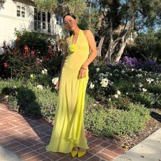Los Angeles Influencer Wearing Yellow Dress