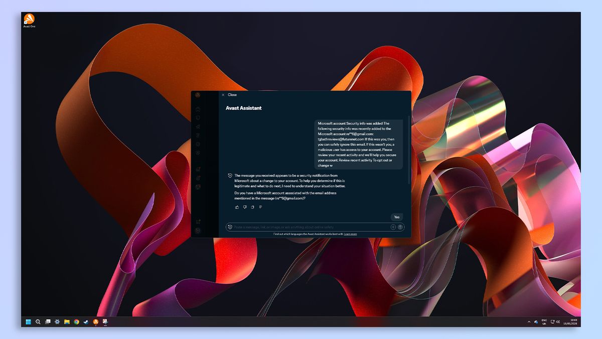 Avast One antivirus software screenshot