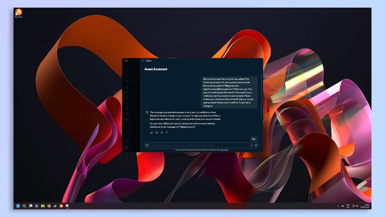 Avast One antivirus software screenshot