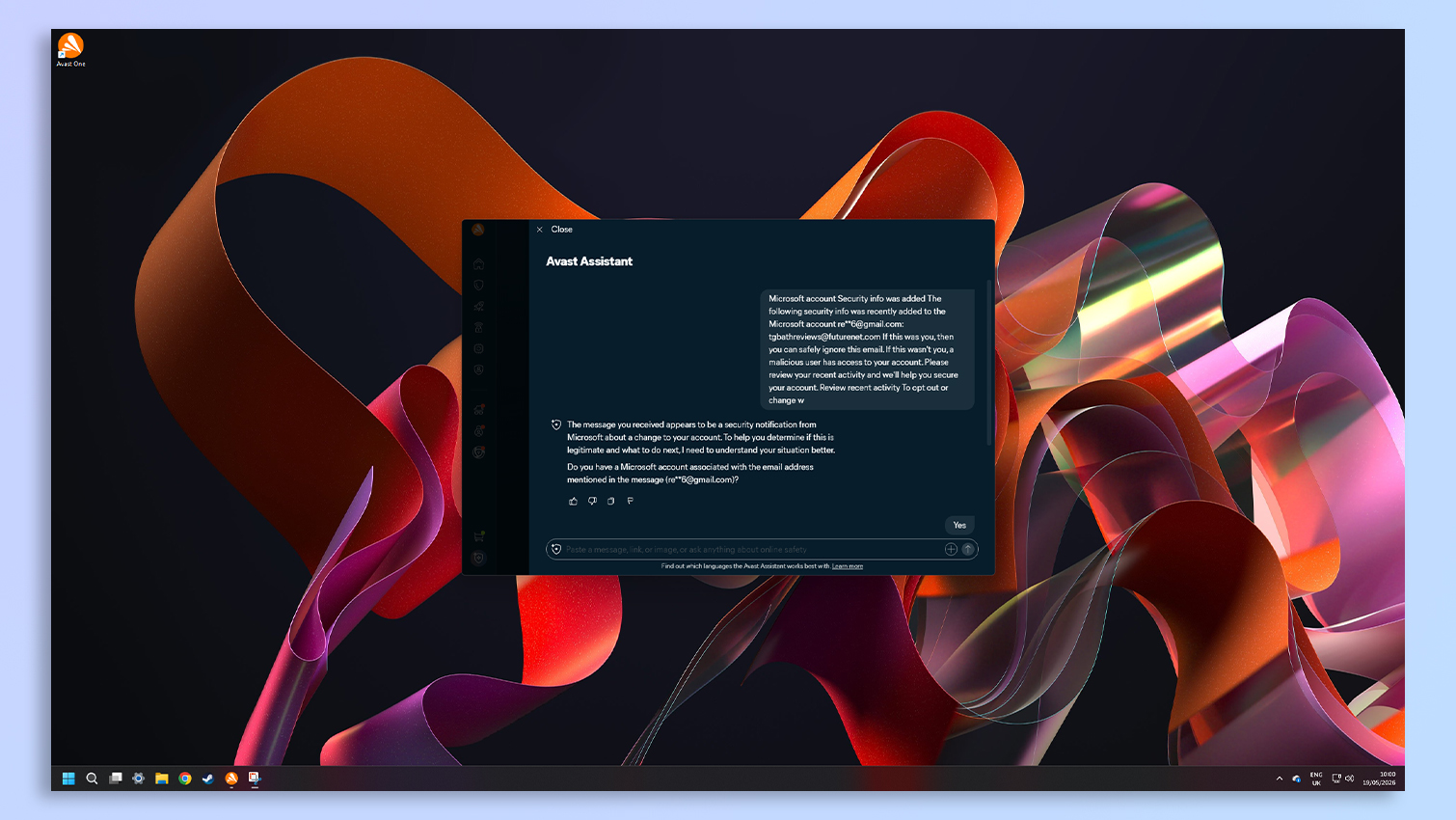 Avast One antivirus software screenshot