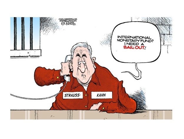 IMF chief's jail cell phone call