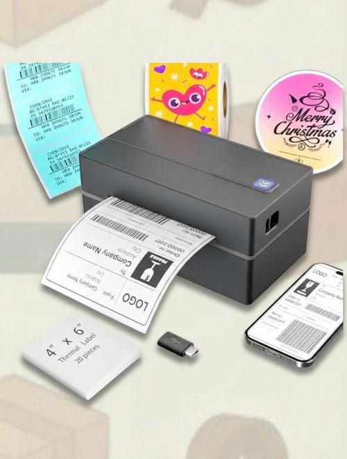 Bluetooth Thermal Shipping Label Printer