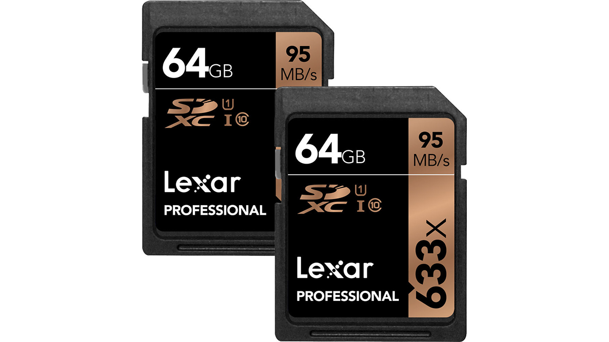 Best memory card: Lexar Professional 633x SDHC / SDXC UHS-I
