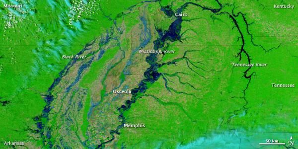 Mississippi floods, Mississippi flooding, flood crest, flood plain, reason for Mississippi floods, levees, Mississippi watershed, weather disasters, natural disasters, heavy rains