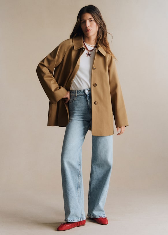 Carter Jacket - Camel - Organic Cotton - Organic Textile - S&amp;eacute;zane