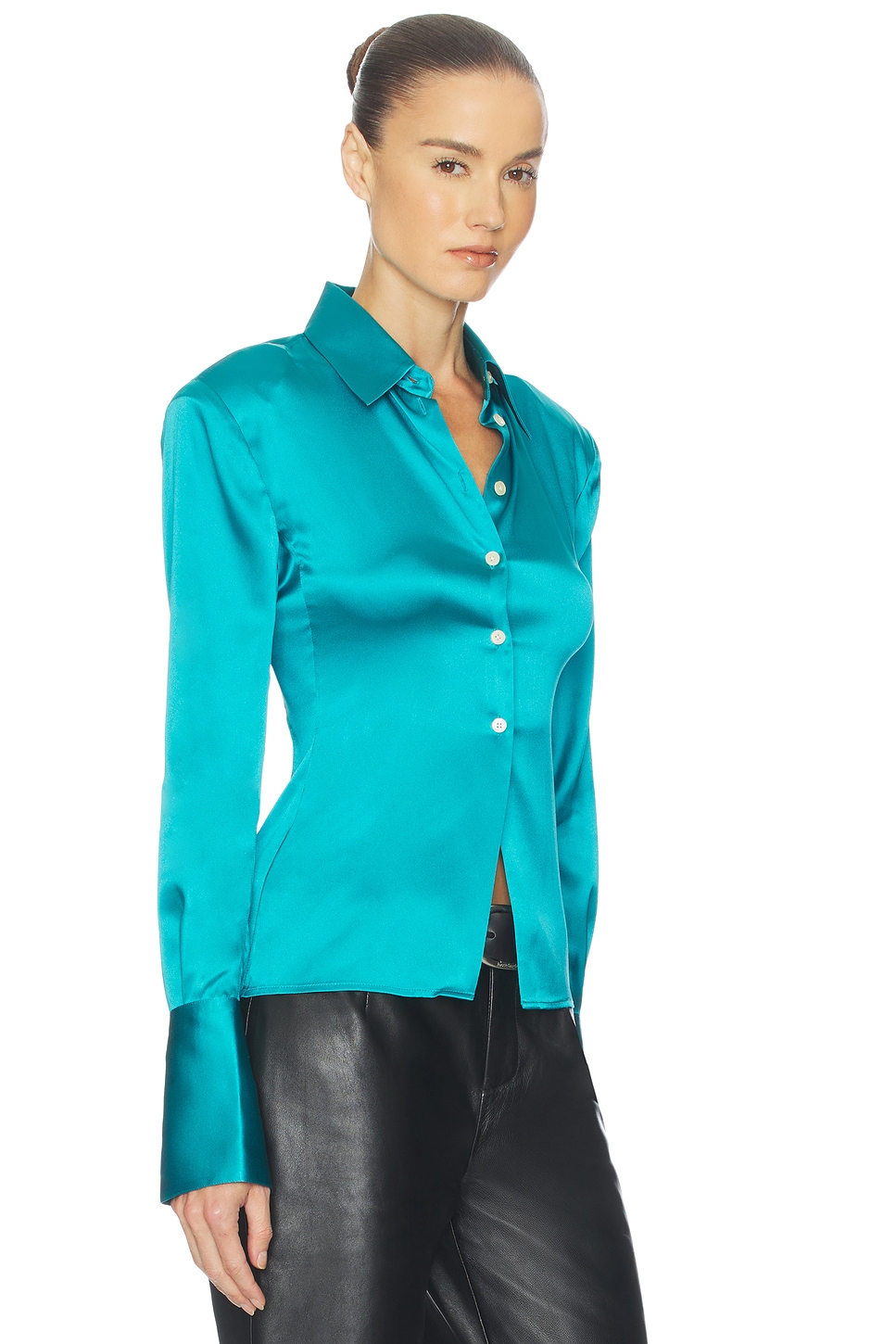 The Silk Charmeuse Shirt
