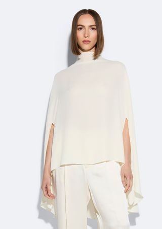 Lapointe, Georgettte Oversized Cape Tee