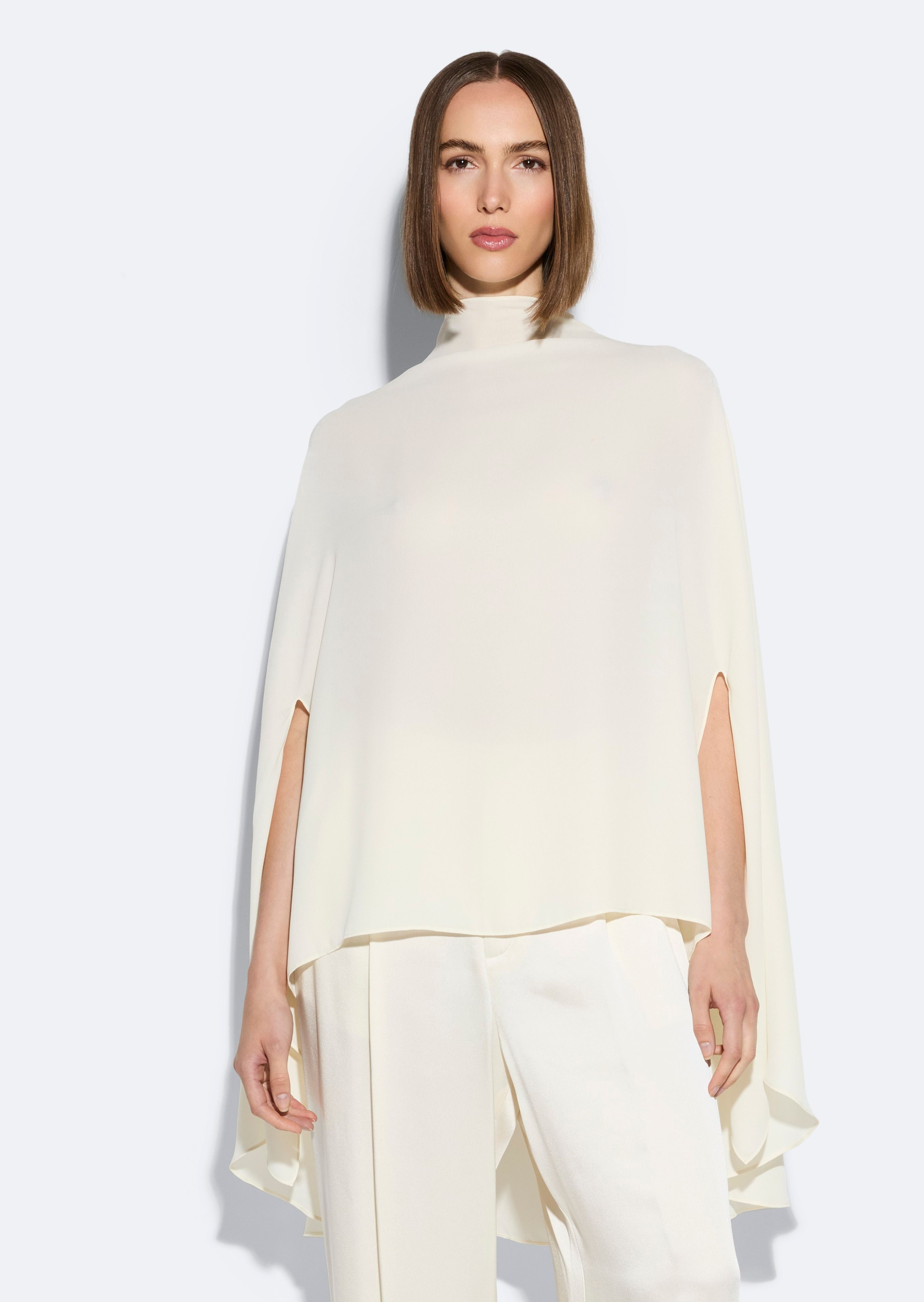 Lapointe, Georgettte Oversized Cape T-Shirt