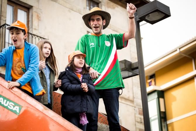 The Basque fans are plentiful and truly love the sport