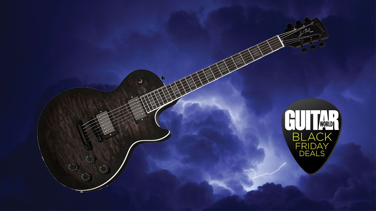 gibson les paul black knight