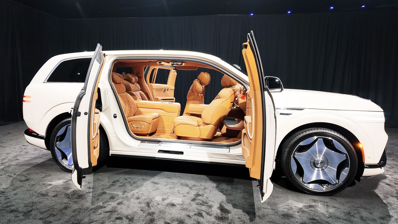 I thought the Genesis GV90's pillarless coach doors were a concept fantasy — I was completely wrong