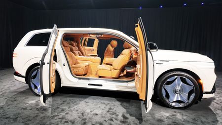 Genesis GV90 Neolun with Coach Doors open