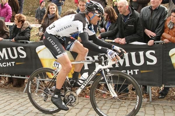 Baden Cooke (Saxo Bank) couldn't crack the top 10 today.