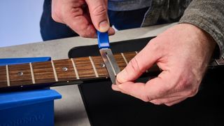 MusicNomad guitar fret cleaning