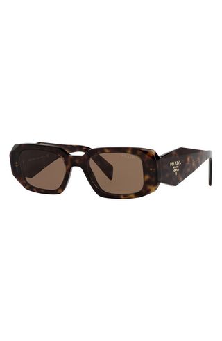 Runway 49mm Rectangular Sunglasses