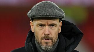 Manchester United manager Erik ten Hag ahead of his side's Premier League game against Nottingham Forest in December 2023.