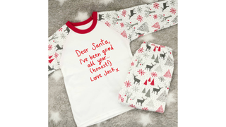 Megan Claire Personalised Good All Year Children's Christmas Pyjamas