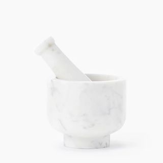 White Marble Mortar & Pestle