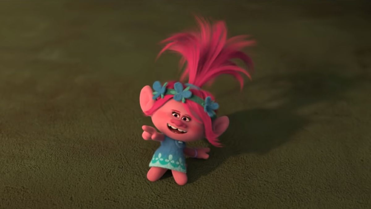 Poppy dancing in Trolls