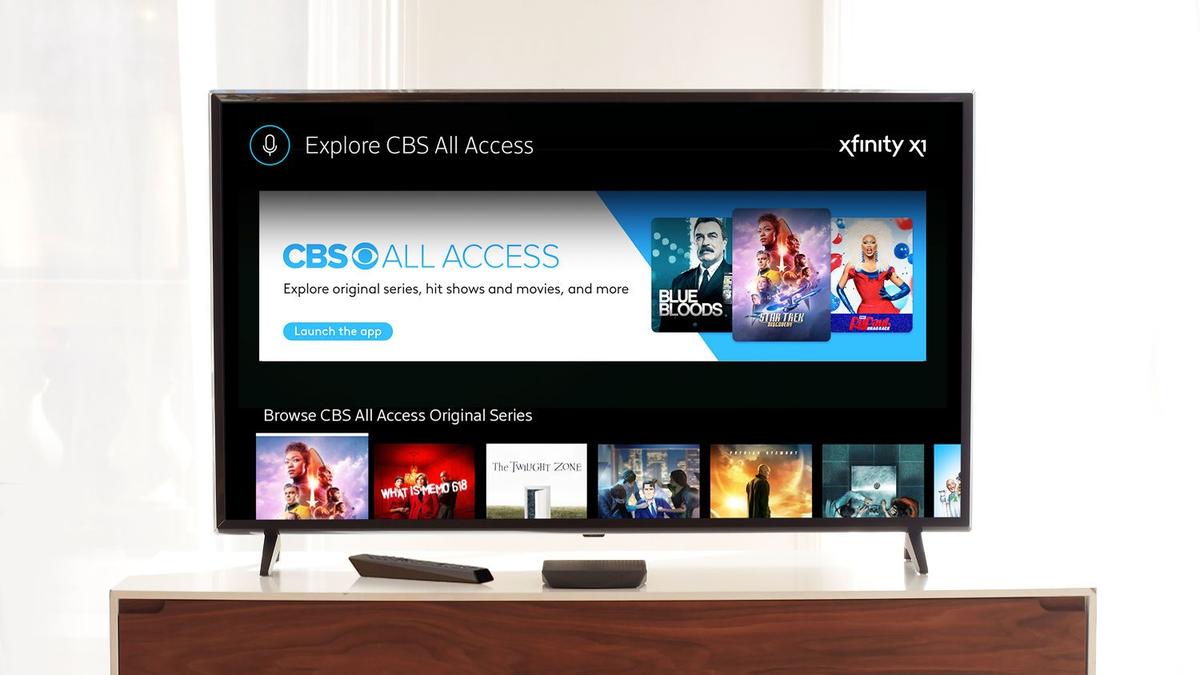 CBS All Access on Xfinity X1