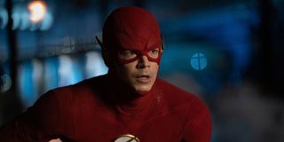 Grant Gustin's Barry Allen suited up as The Flash
