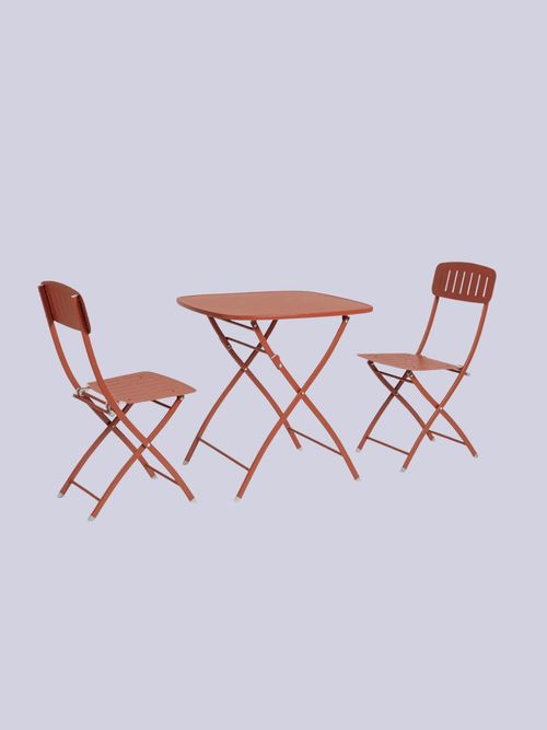 Venice Outdoor 2 Seater Square Bistro Table and Chairs 
