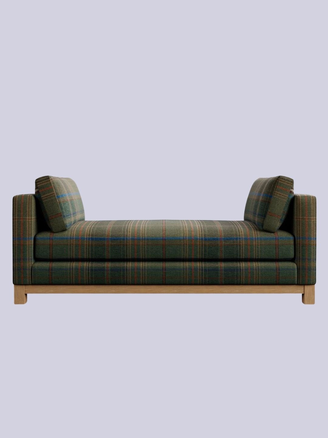 Pottery Barn, Jake Upholstered Wood Legs Settee
