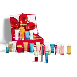 24 Day Beauty Advent Calendar Gift Set, 24-Piece Skincare + Makeup Favorites