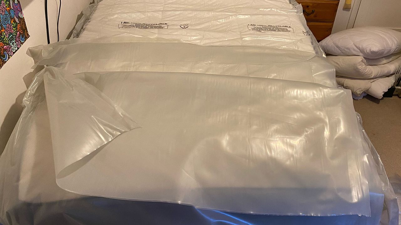 Nectar Essential Hybrid Mattress with plastic cover