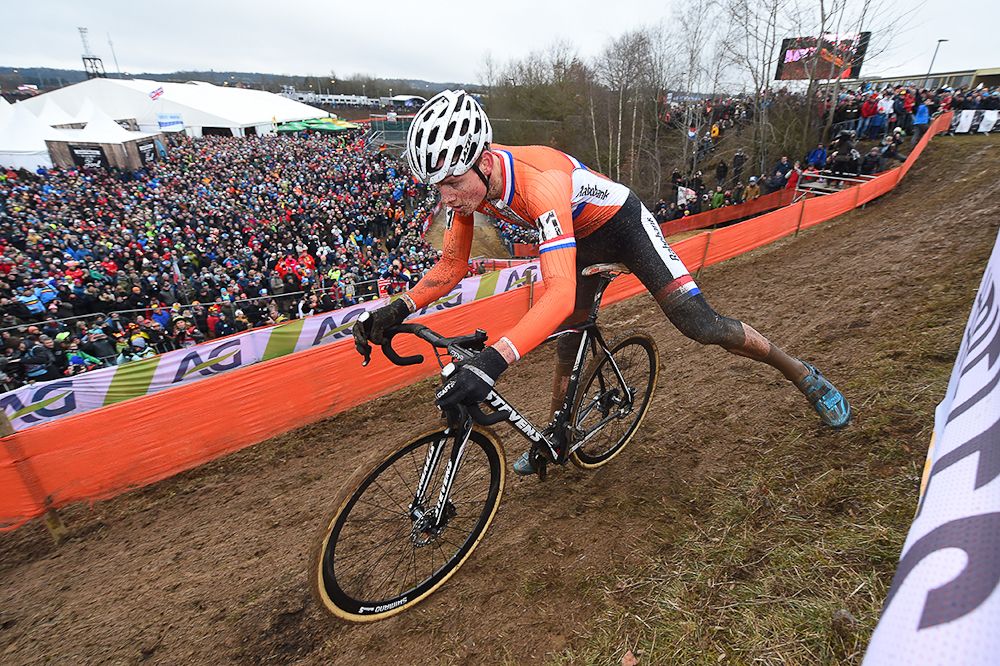 Mathieu van der Poel (Netherlands) on his way to second