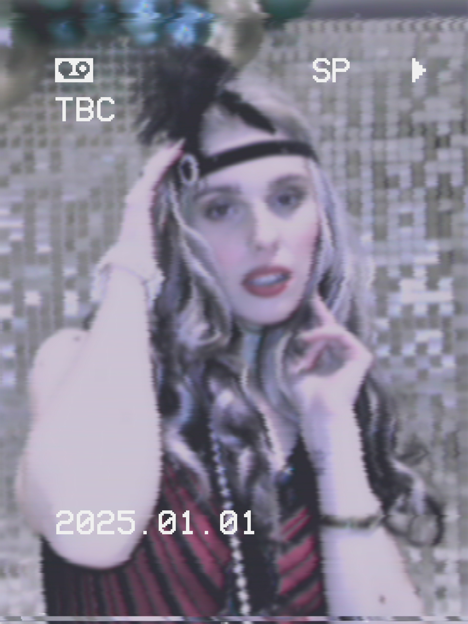 Fujifilm Instax Mini Evo Cinema sample gallery: female model in studio