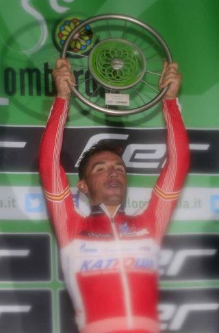 Joaquim Rodriguez (Katusha) tastes victory at the Tour of Lombardy