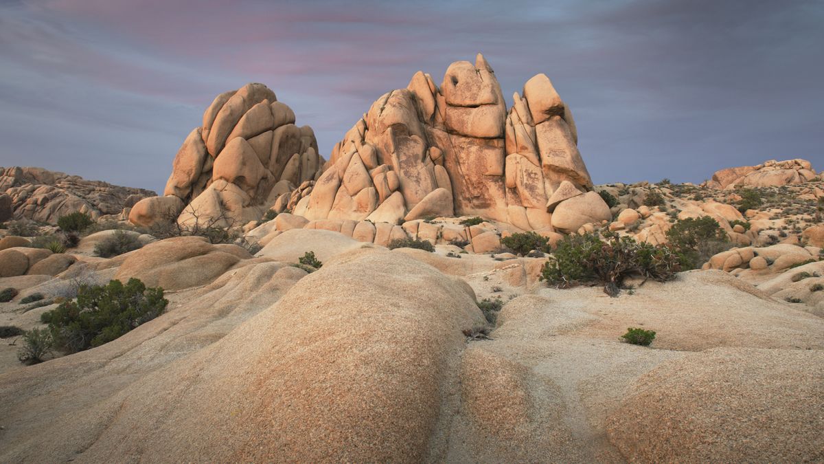 Jumbo rocks in Joshua Tree National Park