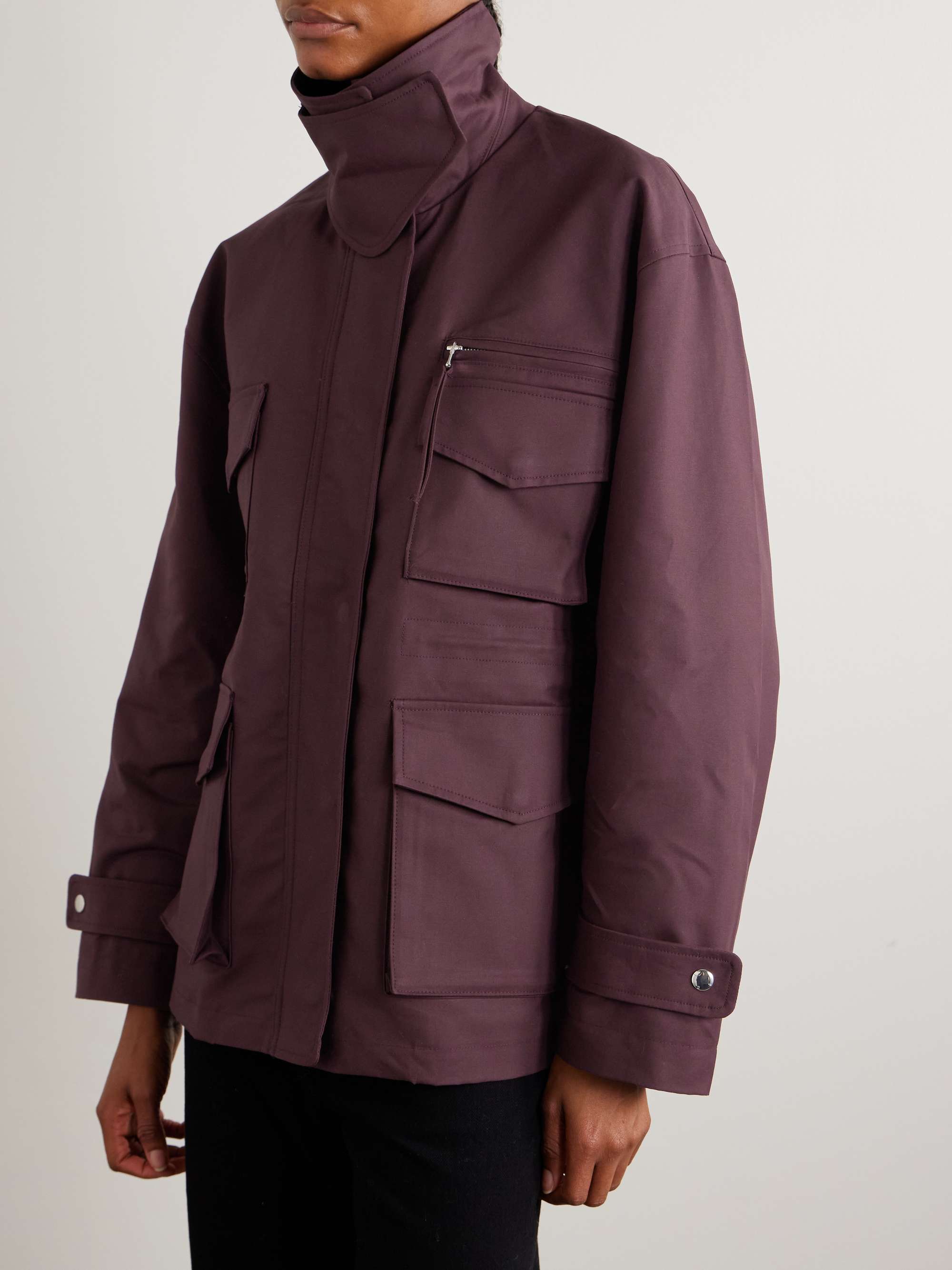 Aubrey Cotton-Gabardine Jacket