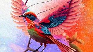 Adobe Firefly bird. 