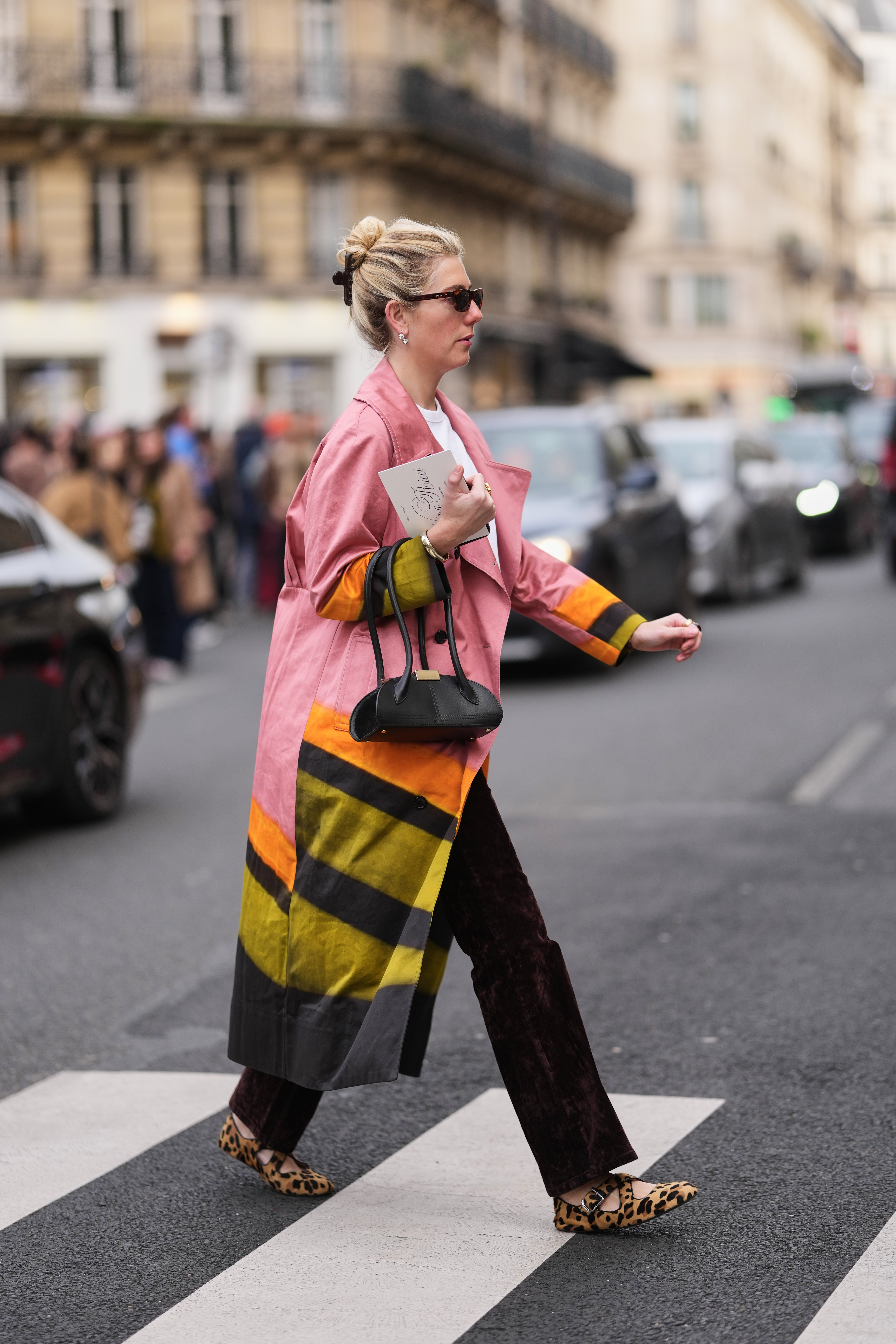 Leopard print ballet flats