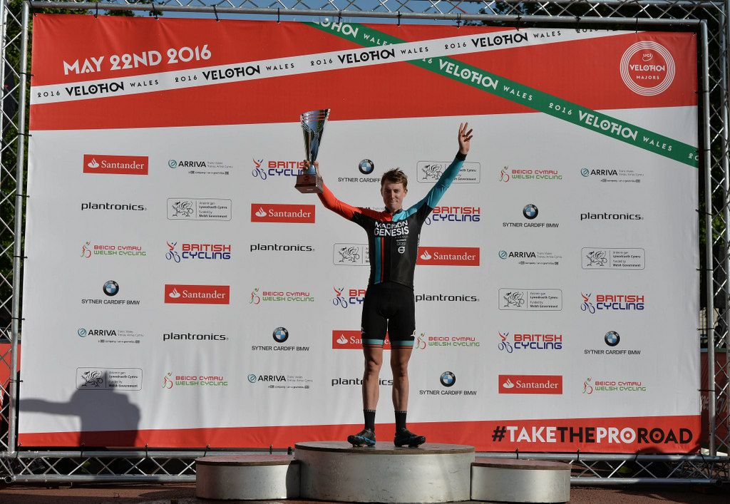 2016 Velothon Wales winner Tom Stewart (Madison Genesis)