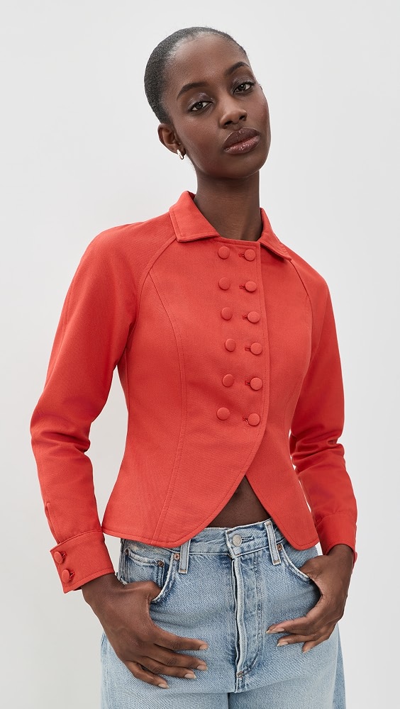 Form Jacket - Crimson