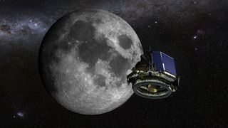 Moon Express' MX-1 Lander in Flight