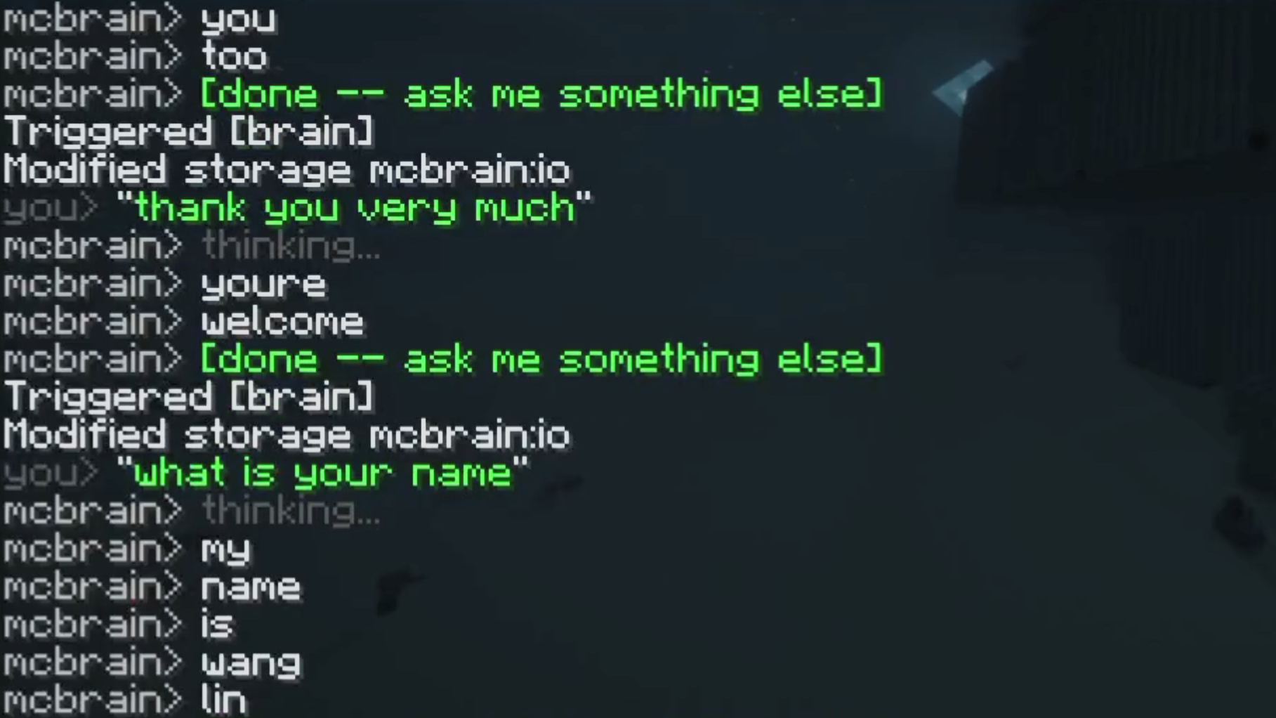 LLM in Minecraft