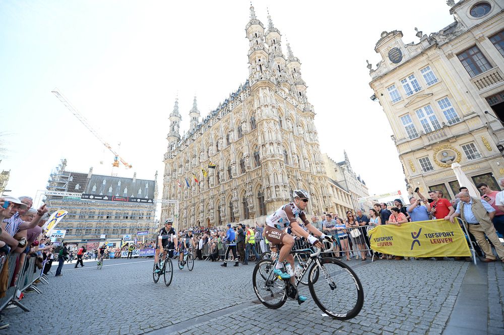Riders at the start of the race.