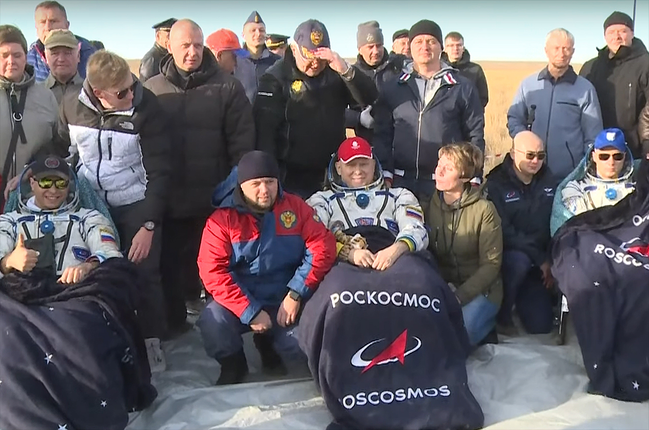 Russian Cosmonauts Land On Soyuz After 195 Days On Space Station | Space