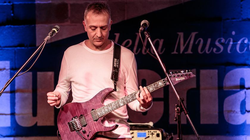 Corrado Rustici performs on stage on December 13, 2016 in Milan, Italy