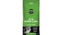 Best cat litter: A pack shot of Worldâs Best Cat Litter Clumping Formula