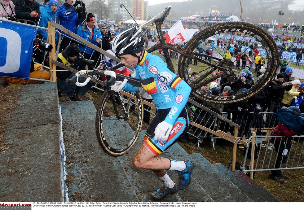 Sanne Cant takes on the stairs
