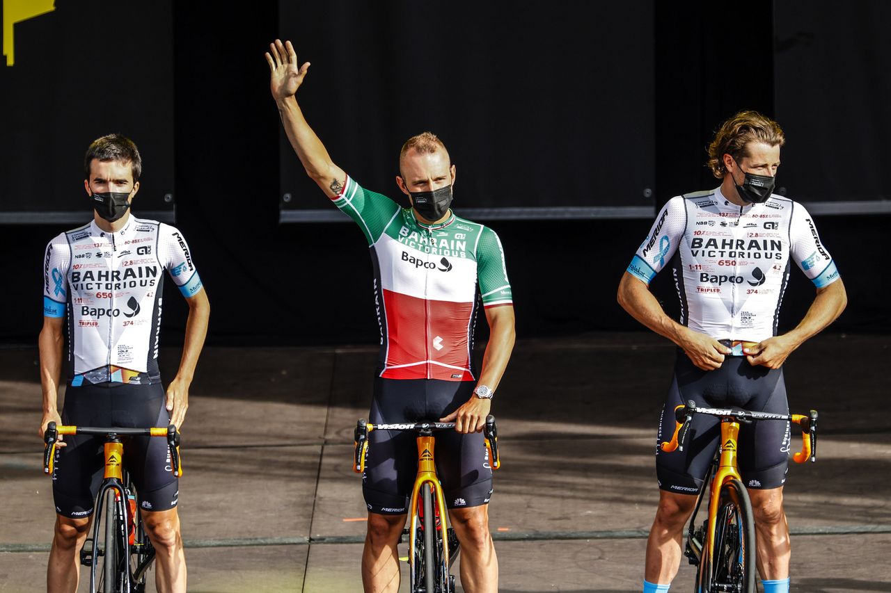 Tour de France 2021 - 108th Edition - Teams Presentation - Brest - 24/07/2021 - Sonny Colbrelli (ITA - Bahrain Victorious) - photo Luca Bettini/BettiniPhoto&Acirc;&copy;2021