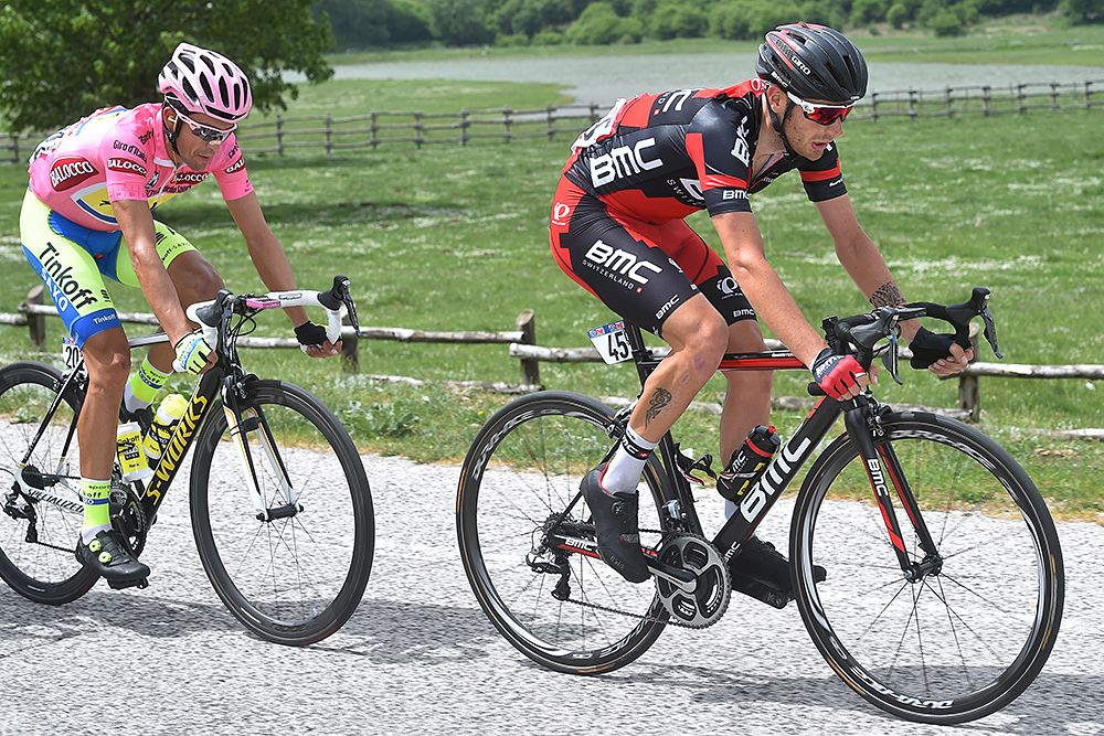 Damiano Caruso (BMC) is in ninth overall at the Giro d'Italia